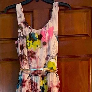 Floral maxi dress, SLNY brand from Dillard’s.